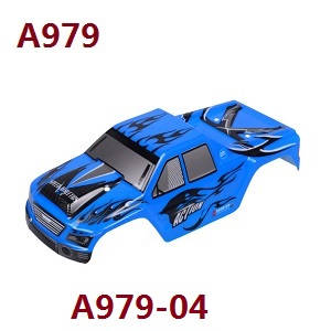 Wltoys A979 A979-A A979-B RC Car spare parts blue car shell A979-04