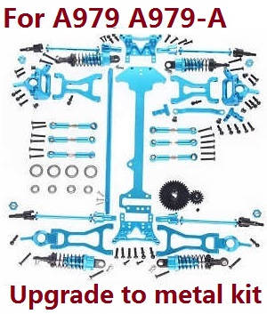 Wltoys A979 A979-A A979-B RC Car spare parts upgrade to metal kit (For A979 A979-A) - Click Image to Close