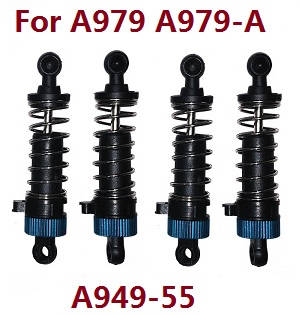 Wltoys A979 A979-A A979-B RC Car spare parts shock absorber (For A979 A979-A) A949-55 - Click Image to Close