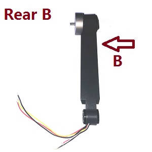 MJX B12 Bugs 12 EIS RC drone quadcopter spare parts side motor bar set Rear B - Click Image to Close