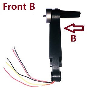 MJX B12 Bugs 12 EIS RC drone quadcopter spare parts side motor bar set Front B - Click Image to Close