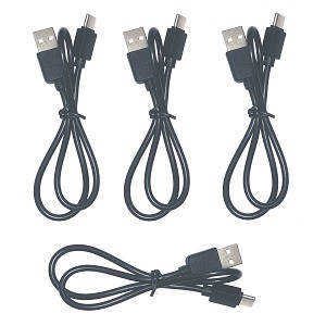 MJX B12 Bugs 12 EIS RC drone quadcopter spare parts USB charger wire 4pcs - Click Image to Close