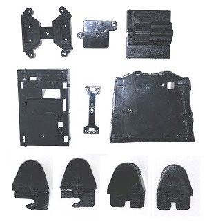 WPL B-16 B-16R B16-1 RC Military Truck Car spare parts fixed parts group set - Click Image to Close
