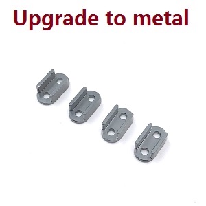WPL B-16 B-16R B16-1 RC Military Truck Car spare parts steel plate fixing seat (Metal) Titanium color