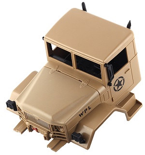 WPL B-16 B-16R B16-1 RC Military Truck Car spare parts head stock (Yellow) - Click Image to Close