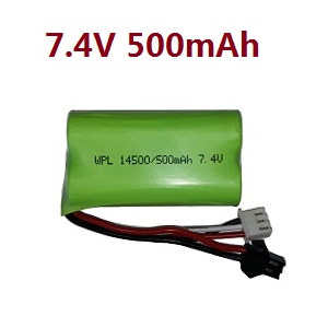 WPL B-16 B-16R B16-1 RC Military Truck Car spare parts 7.4V 500mAh battery