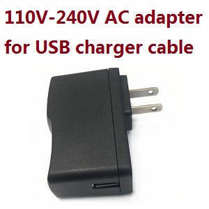 WPL B-16 B-16R B16-1 RC Military Truck Car spare parts 110V-240V AC Adapter for USB charging cable