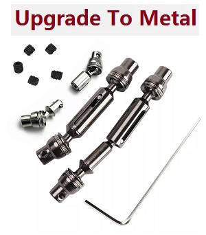 WPL B-16 B-16R B16-1 RC Military Truck Car spare parts front,central,rear driving shaft (Metal)