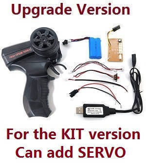 WPL B-16 B-16R B16-1 RC Military Truck Car spare parts upgrade transmitter and PCB board version can upgrade SERVO - Click Image to Close