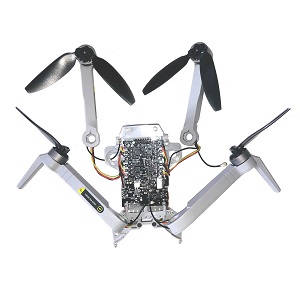 MJX B19 Bugs 19 RC drone quadcopter spare parts side motor arms module with blades + PCB board + battery cover set