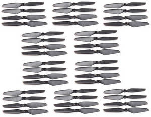 MJX B20 Bugs 20 EIS RC drone quadcopter spare parts main blades 10 sets - Click Image to Close