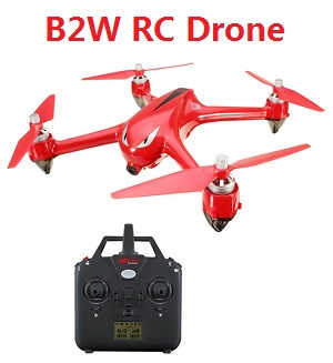 MJX Bugs B2W RC quadcopter with 5G WIFI 1080P camera (Red) - Click Image to Close