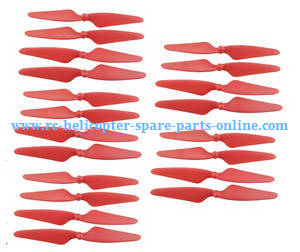 MJX Bugs 3H B3H RC Quadcopter spare parts main blades (Red 5sets)