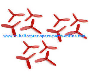 MJX Bugs 8 Pro, B8 Pro RC Quadcopter spare parts 3-leaf main blades (Red 3sets)