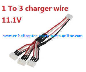 MJX Bugs 8 Pro, B8 Pro RC Quadcopter spare parts 1 to 3 wire 11.1V - Click Image to Close