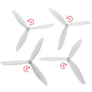 Bayangtoys X16 RC quadcopter spare parts upgrade 3-leaf main blades (White)