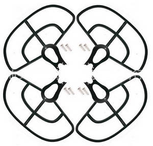 Bayangtoys X16 RC quadcopter drone spare parts protection frame set (Black)