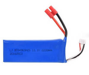 Bayangtoys X16 RC quadcopter drone spare parts 11.1V 2200mAh battery - Click Image to Close