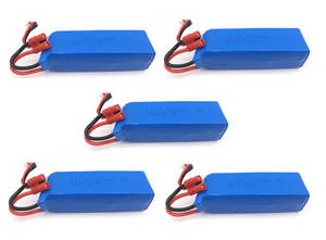 Bayangtoys X16 RC quadcopter drone spare parts 11.1V 2200mAh battery 5pcs - Click Image to Close