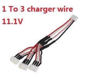 Bayangtoys X16 RC quadcopter drone spare parts 1 to 3 charger wire - Click Image to Close