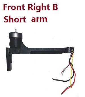 MJX B16 Pro Bugs 16 Pro RC drone quadcopter spare parts side motor arm set (Front Right B) - Click Image to Close