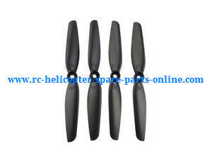 MJX Bugs 6, Bugs 8, B6 B8 RC Quadcopter spare parts main blades (Black) - Click Image to Close