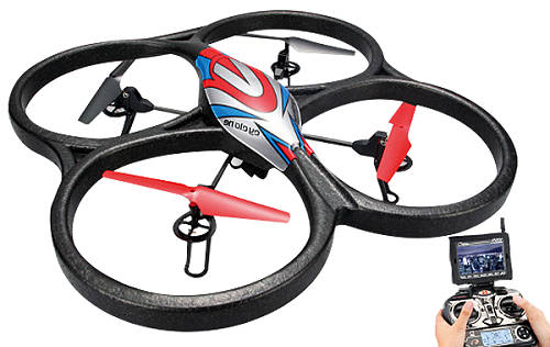 WLtoys Drone 5.8G FPV Drones with 1080p Camera V666 RC Quadcotper FPV monitor