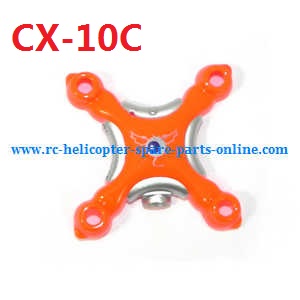 cheerson cx-10 cx-10a cx-10c cx10 cx10a cx10c quadcopter spare parts upper cover (CX-10C Orange) - Click Image to Close