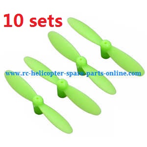 cheerson cx-10 cx-10a cx-10c cx10 cx10a cx10c quadcopter spare parts main blades propellers (10 sets Green)