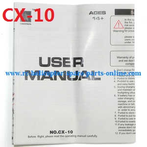 cheerson cx-10 cx-10a cx-10c cx10 cx10a cx10c english manual instruction book (CX-10) - Click Image to Close