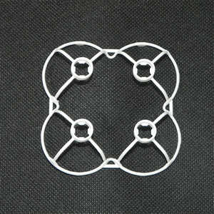 Cheerson CX-10D CX-10DS quadcopter spare parts outer protection frame set (White) - Click Image to Close