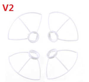 Cheerson CX-10D CX-10DS quadcopter spare parts outer protection frame (V2 White) - Click Image to Close