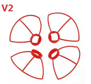 Cheerson CX-10D CX-10DS quadcopter spare parts outer protection frame (V2 Red)