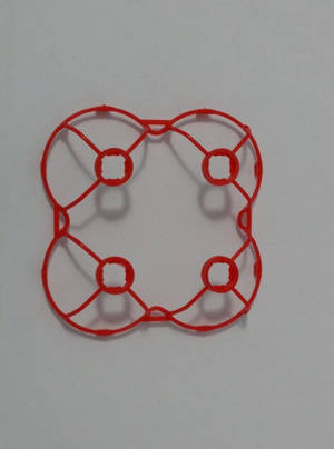 Cheerson CX-10SD RC quadcopter spare parts protection frame set (Red) - Click Image to Close