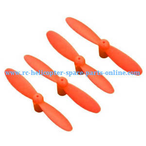 Cheerson CX-10SD RC quadcopter spare parts main blades (Red) - Click Image to Close