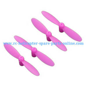 Cheerson CX-10SD RC quadcopter spare parts main blades (Pink) - Click Image to Close