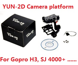 cheerson cx-20 cx20 cx-20c quadcopter spare parts Yun-2d camera platform for Gopro H3, SJ4000+ etc. - Click Image to Close