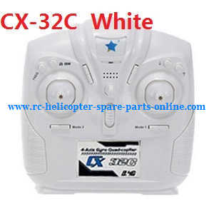 Cheerson cx-32 cx-32c cx-32s cx-32w cx32 quadcopter spare parts transmitter (CX-32C white) - Click Image to Close