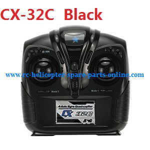 Cheerson cx-32 cx-32c cx-32s cx-32w cx32 quadcopter spare parts transmitter (CX-32C Black)