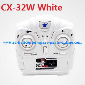 Cheerson cx-32 cx-32c cx-32s cx-32w cx32 quadcopter spare parts transmitter (CX-32W White) - Click Image to Close