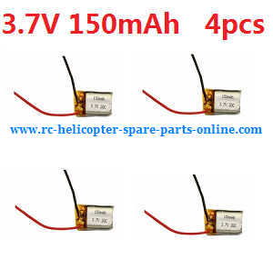 Cheerson CX-OF RC quadcopter spare parts 3.7V 150mAh battery 4pcs - Click Image to Close