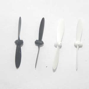 JJRC DHD D2 RC quadcopter spare parts main blades (Black-White) - Click Image to Close