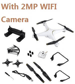 DM DM106 RC Drone with 2MP WIFI camera RTF - Click Image to Close