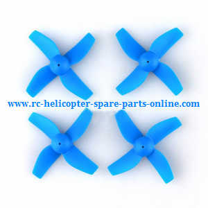 E010S E010C quadcopter spare parts main blades (Blue) - Click Image to Close