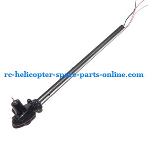 DFD F106 RC helicopter spare parts tail big pipe + tail motor + tail motor deck (set) - Click Image to Close