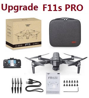 SJRC F11s PRO 2.5K RC Drone with portable bag and 1 battey RTF