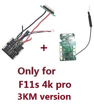 SJRC F11 series RC Drone spare parts PCB receiver and power board (Only for F11s 4K Pro) 3KM version