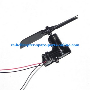DFD F161 helicopter spare parts tail blade + tail motor + tail motor deck - Click Image to Close