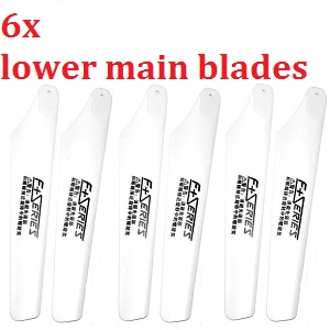 DFD F161 helicopter spare parts lower main blades (6x) - Click Image to Close