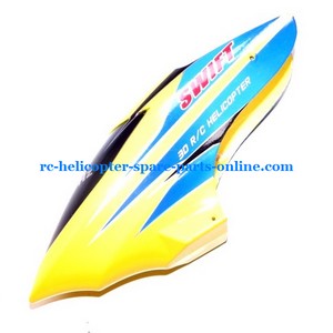 DFD F162 helicopter spare parts head cover yellow color V1